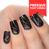 Collants de vernis Marbre Noir