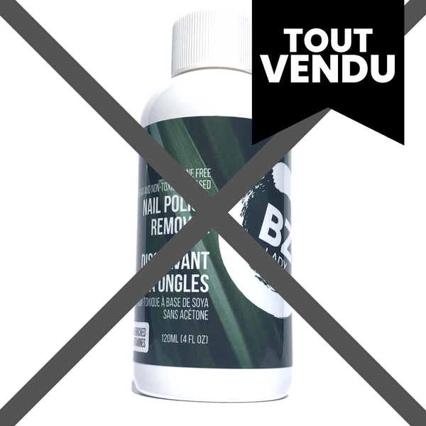 Dissolvant à vernis à ongles à base de soya