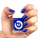 Vernis à ongles végan non-toxique bleu cobalt BZ Lady Los Angeles