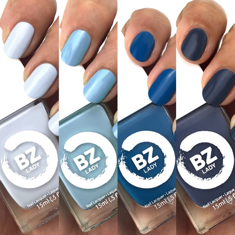 BZ Lady Vernis à ongles végan non-toxique bleu