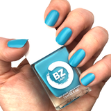 Vernis à ongles végan non-toxique bleu BZ Lady Ibiza