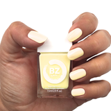 Vernis à ongles végan non-toxique jaune pastel clair BZ Lady Miami